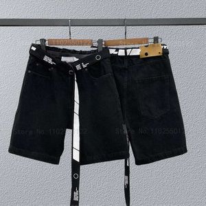 Pantalones cortos para hombres primavera/pantanes de verano pantanos de mezclilla de mezclilla de algodón de alta calidad.