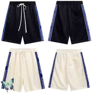 Shorts pour hommes stock Kapital Couture Coumter Color Caswiw Imprimez les bouts rayés rétro T220825