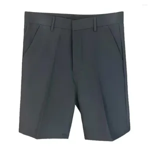 Heren shorts Straight Cut Men Summer Fit massief kleurenpak met wide been ritssluiting voor casual