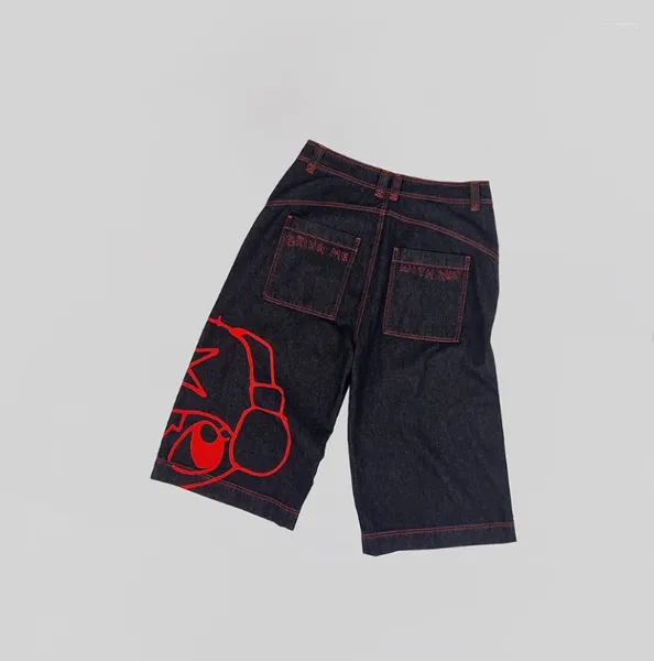 Pantalones cortos para hombres Streetwear para hombres Pantalones Baloncesto Y2K Hip Hop Mujeres Harajuku Moda Verano Cargo Casual Jeans