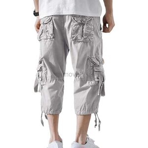 Shorts pour hommes Short décontracté robuste pour hommes avec tissu respirant et plusieurs poches, confortable et adapté aux shorts pour hommes 24323