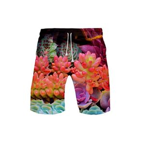 Short homme plantes succulentes imprimés Ropa Hombre crânes imprimé Short basique homme course à pied et basket-ball Shortshomme