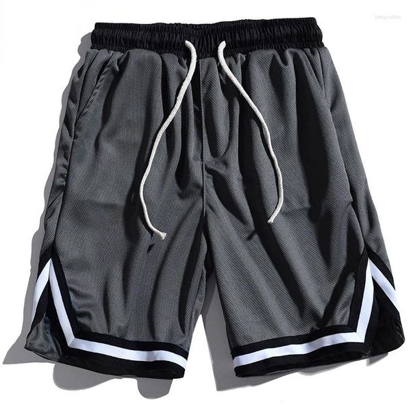 Shorts pour hommes Summer Basketball Hommes Stripe Jogger Casual Courir Pantalon court Sports Baggy Lâche Sweat Poche Jeunesse