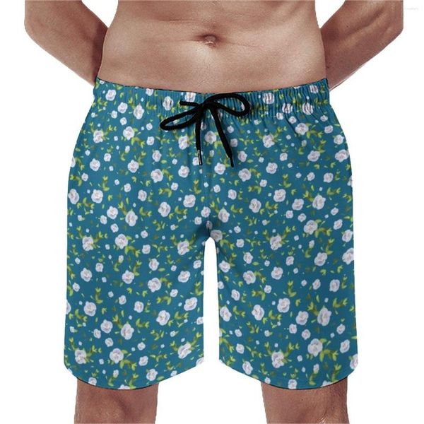 Short d'été pour hommes, fleur de lavande, sport, Fitness, violet clair, pantalon court de plage, décontracté, séchage rapide, grande taille