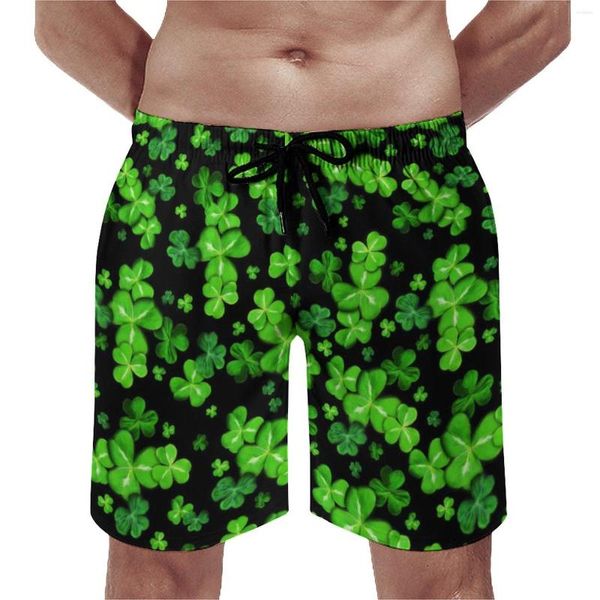 Short d'été pour hommes, maillot de bain à séchage rapide, pour la saint-Patrick, le sport, Patrick, irlandais, Lucky Shamrocks, Design de plage, grande taille