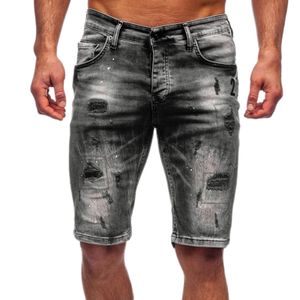 Heren shorts Summer Brand Mens Jeans Denim Shorts Katoen Cargo Shorts Big Pocket Loose Baggy Wide Leg Borduurwerk Beach Boardshort 230506