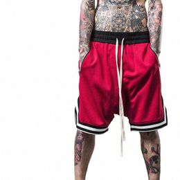 Shorts pour hommes Été Respirant Short de course Mesh Séchage rapide Lâche Sport Basketball Football Formation Entraînement Fitn Sportswear E4vo #