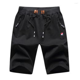 Shorts pour hommes culottes d'été coton décontracté Bermudas noir hommes Boardshorts Homme classique marque vêtements plage