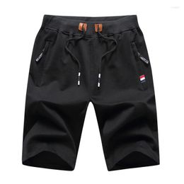 Shorts pour hommes culottes d'été coton décontracté Bermudas noir hommes Boardshorts Homme classique marque vêtements plage