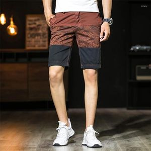 Heren shorts Summer Camouflage Cargo Men Cotton Pockets Army Casual Outdoor Patchwork Man