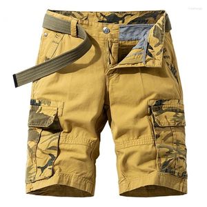 Heren shorts Summer Camouflage Tactische vracht Men Khaki Korte joggers Militair katoen Casual losse mannetje
