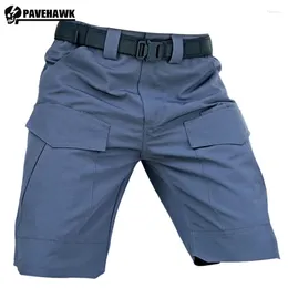 Short masculin Cargo d'été hommes lx5 extérieur résistant à l'usure multi-poche pantalon intermédiaire étanche.
