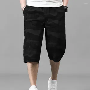 Shorts pour hommes Été Casual Vêtements pour hommes 100 coton Cargo Doux Lâche Séchage rapide Imprimé Jog Streetwear Gym Sports Beach XL-6XL