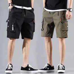 Shorts pour hommes Shorts décontractés d'été la mode masculine Instagram explose avec des tendances amples et décontractées portant des pantalons décontractés coréensC240402