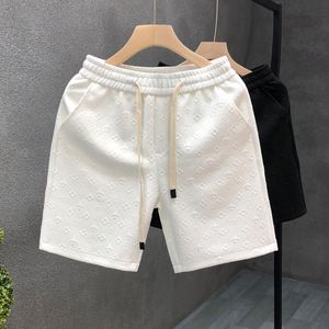 Shorts pour hommes Summer Designer Lettre Lâche Casual Light Luxe Hommes Jacquard Demi-pantalon Streetwear