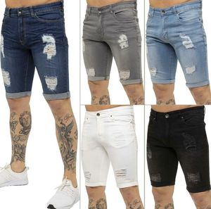 Herenshorts Zomermode Casual Slim Fit Heren Stretch Korte Jeans Godd Kwaliteit Elastisch Denim voor mannen