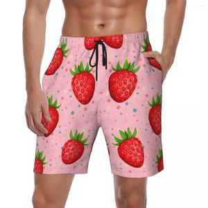 Heren Shorts Zomer Gym Mannetjes Anime Japan Sport Fitness Aardbei 3D Op maat Strand Korte broek Casual Sneldrogend Zwembroek Big Size