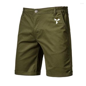 Shorts pour hommes été hommes 2022 solide fermeture éclair décontracté pantalons courts taille élastique salopette vert noir mode vêtements