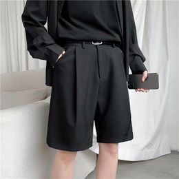 Shorts pour hommes Summer Men's Straight Loose Korean Style Trend British Casual Fashion Suit