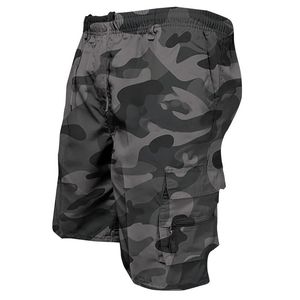 Heren shorts Summer Men Bermuda rijbroeken Homme Camouflage Korte Casual knie lengte broek Big-Pocket Big-Pocket Sports Mannelijke kledinglieden