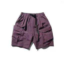 Shorts pour hommes Summer Men Big Pocket Outdoor Tactique Lâche Casual Quick Dry Cargo Cityboys Streetwear Sports Pantalons courts pour homme