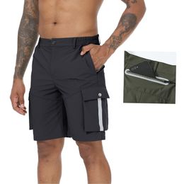 Herren Shorts Sommer Männer Cargo-Shorts Taktische Kurze Hosen Wasserdicht Quick Dry Lauf Angeln Casual Sport Shorts 230616