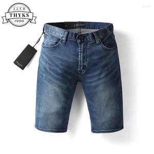 Shorts pour hommes Été Hommes Jeans Casual Respirant Haute Qualité Stretch Slim Pantalon Moyen Pantalon Mode Mâle Sport Quotidien Bermuda