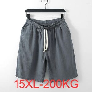 Shorts masculins été hommes plus taille 5xl 6xl 7xl 8xl 9xl 10xl 14xl 15xl Coton Linage élastique