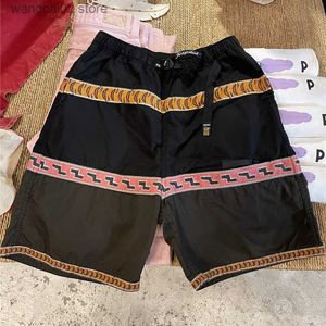 Herenshorts Zomer heren en dames tweekleurig tijgerpatroon Puur katoen Hoge kwaliteit Capri Kapitaal Hirata en Hong M~ XL T230621