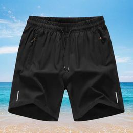 Shorts pour hommes Summer Mens Beach Mens Ice Man confortable Breftable Elastic Slim Sports Running and Fitness Shorts plus taille M-8XL S2452411