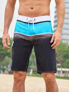 Heren shorts Summer Mens Casual Shorts Straight en Ultra-Thin geschikt voor herenmodieuze strandshorts.Kleurpassende strand shorts Y240507