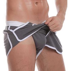 Short masculin Été pour hommes Sport Running Shorts sexy grstrings à l'intérieur du gymnase de fitness pantalon de sueur rapide sèche mâle jogging pantalon inférieur z0504