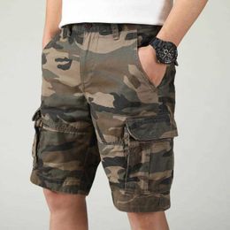 Camuflaje de verano para hombres Pantalones cortos de camuflaje para hombres Pantalones de ropa de uso cómodo