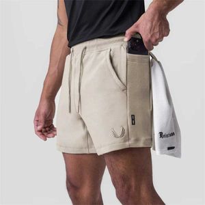 Heren shorts zomer nieuwe sweatshirt heren casual oefening tactische broek sport zelfgemaakte bermuda los Q240427