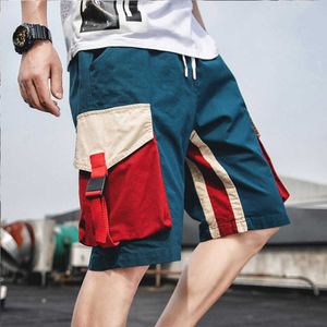 Shorts pour hommes d'été Patchwork Sweatshorts hommes Basketball Camo Cargo Shorts coton armée vert Shorts de course grande taille Joggers G230131