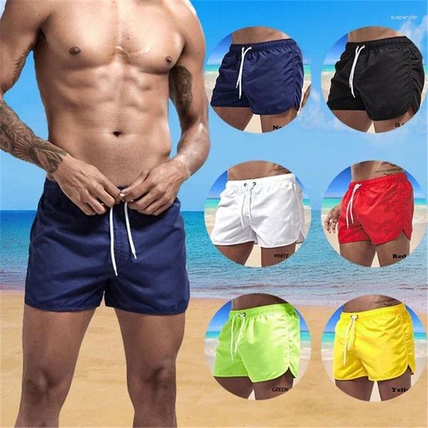 Short masculin Summer senior natation pour hommes maillots de bain du maillot de bain masculin Homme Trunks Bathing Beachwear Jogger Surf Casual Colt Short Pantal