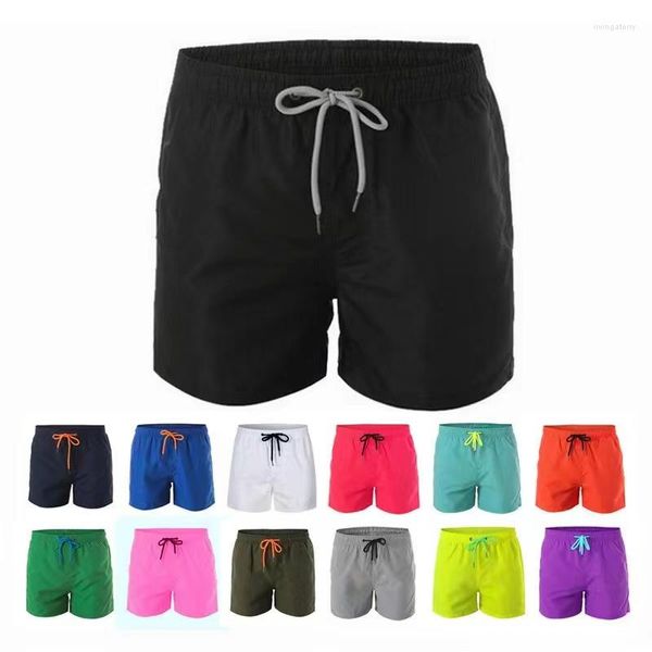 Pantalones cortos para hombres Verano Natación Deportes Fitness Correr Playa Lujo Traje de secado rápido