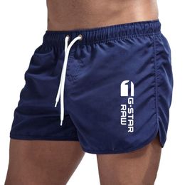 Men shorts Summer Summer Swimwear Beach Fitness entrenamiento de ropa de playa Pantalones de playa Bolsa transpirable Surf Swimsuit Male 230112