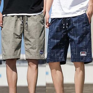 Shorts pour hommes été avec poches minces vêtements quotidiens hommes coton entraînement cargo plage