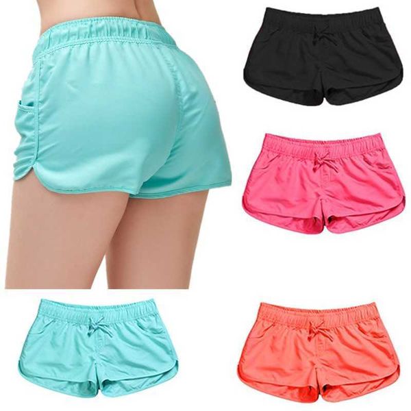 Pantalones cortos de verano para hombre, pantalones cortos para correr, maratón, entrenamiento, Fitness, correr, YOGA, pantalones cortos deportivos para mujer, pantalones cortos de gimnasio, talla Z0503