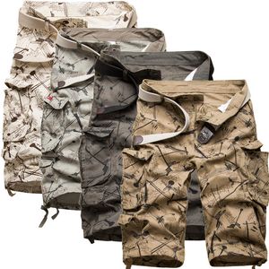 Heren shorts Summner katoenen heren Cargo Fashion camouflage mannelijke multi-pocket casual buitenshuis Tolling Men Short Pants SS SS