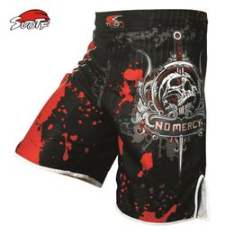 Heren Shorts SUOTF Pro MMA Fight MMA korte shorts Muay Thai kickboksen gel kooibroek Sanda boksen sportbroek M-XXXL 230707