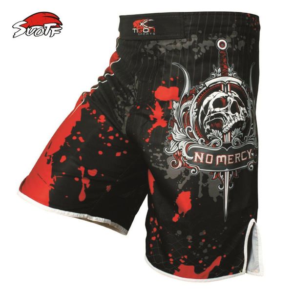 Short homme SUOTF Pro MMA Fight MMA short court Muay Thai kick boxe gel cage pantalon Sanda boxe sport pantalon M-XXXL 230707