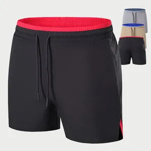 Heren shorts shorts trainingsbroek sneldrogende casual in vieren in vieren gebrachte broek runnen ademende training