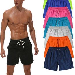 Shorts pour hommes nageurs de natation pour hommes Summer Brches Shorts de planche décontractés Bermuda noir et blanc short Homme Classic Clothing Beach Shorts H240508