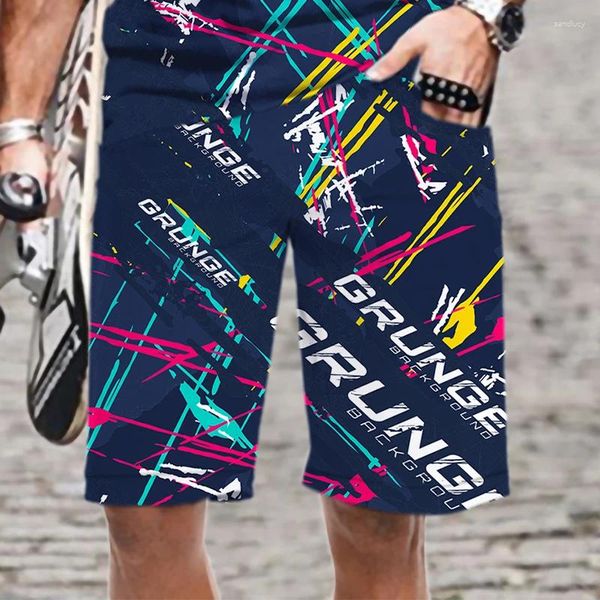 Pantalones cortos para hombres traje de baño divertido playa streetwear moda 2023 casual harajuku hombres / mujeres verano de gran tamaño cintura elástica fresco hombre tops