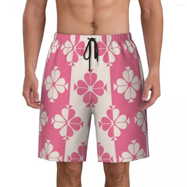 Shorts pour hommes Maillots de bain Fleur Géométrique Imprimé K-Kates Gym Été Tendance S-Spades Pantalons courts de plage Hommes Courir à séchage rapide Maillots de bain