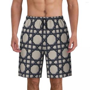 Shorts pour hommes Maillots de bain Géométrique Luxe Designer Board Mode d'été Coréen Mignon Hawaii Beach Court Mâle Surf Rapide Sec Maillots De Bain