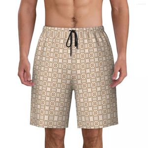 Pantalones cortos para hombres Traje de baño Abstracto Geométrico K-Kates Board Summer Vintage S-Spades Y2K Retro Beach Short Man Running Quick Dry Swim Trunks