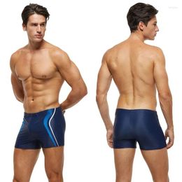 Heren shorts badmode strandbroek zwemman geprinte platte hoek stammen mannelijke zomer hoogwaardige elastische surffing